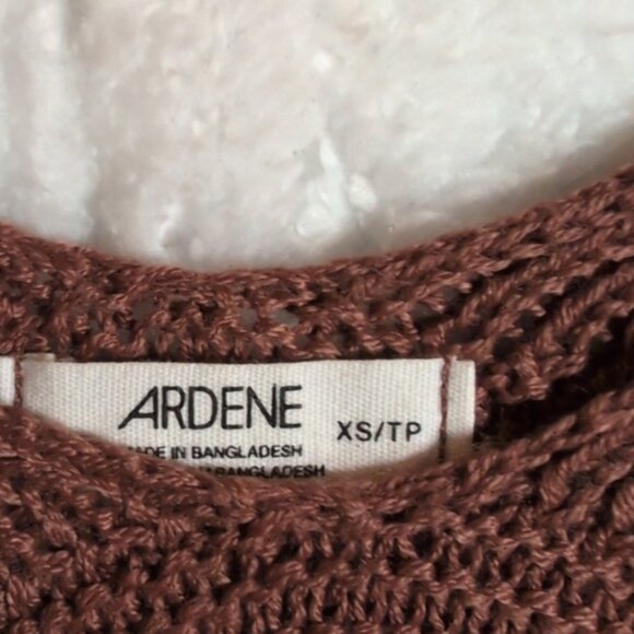Ardene Rust Knit Tank Top - Picture 2 of 2
